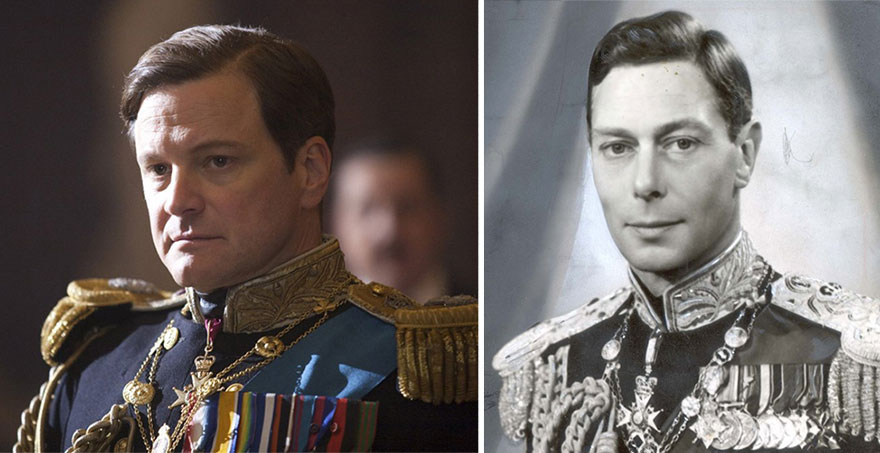 Colin Firth as King George VI in The King's Speech
