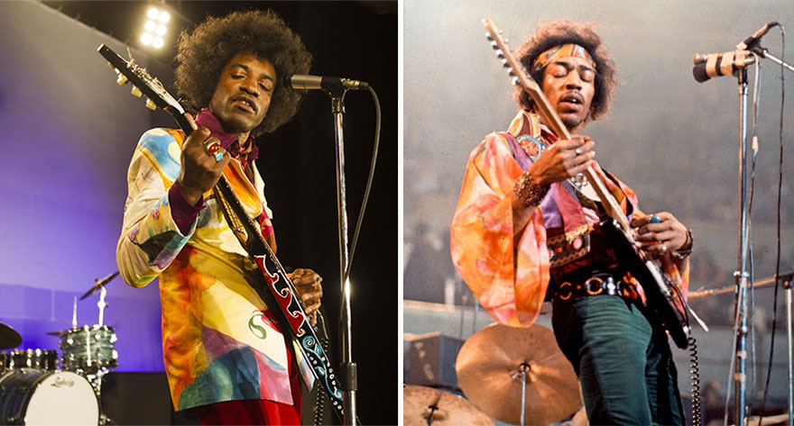 Andre 3000 as Jimi Hendrix in Jimi: All Is By My Side