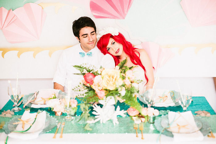 Little Mermaid-Themed Wedding For Your Inner Disney Geek