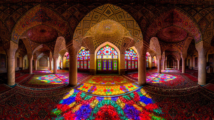  Nasir Al-Mulk Mosque, Shiraz, Iran