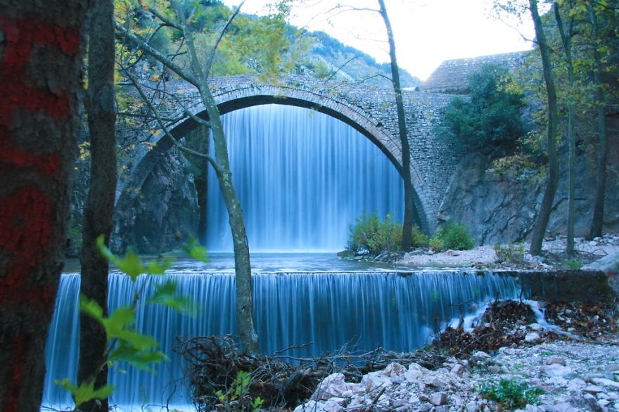 Palaiokaria's Bridge, Greece