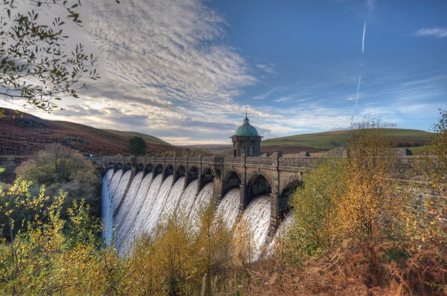 Craig Goch Dam, Elan Valley Of Wales, United Kingdom