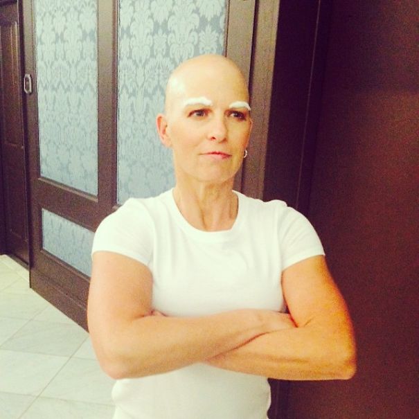 Woman Battling Cancer As Mr. Clean