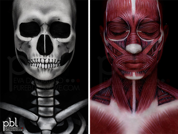 Human Anatomy Body Paint