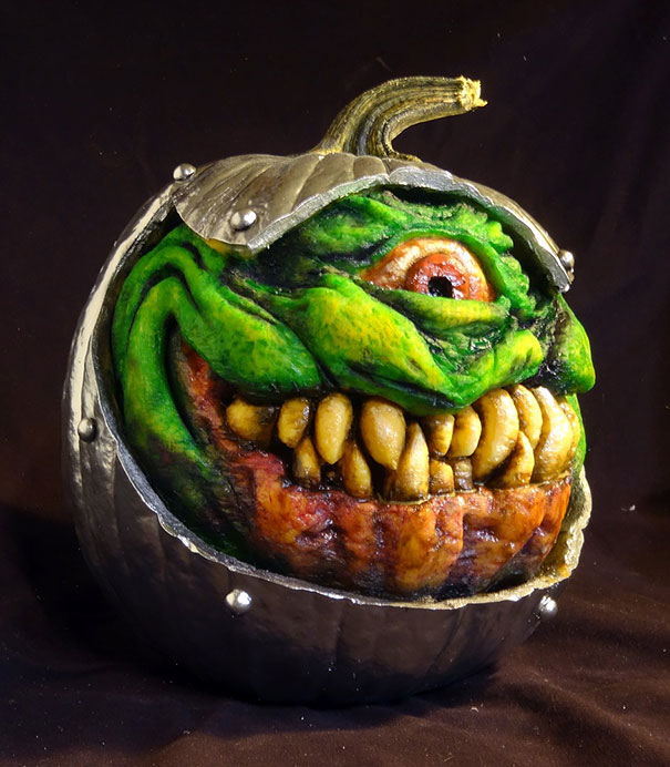 This Guy Makes The Scariest Pumpkin Carvings Ever