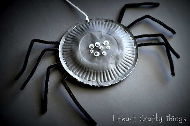 Paper Plate Spider