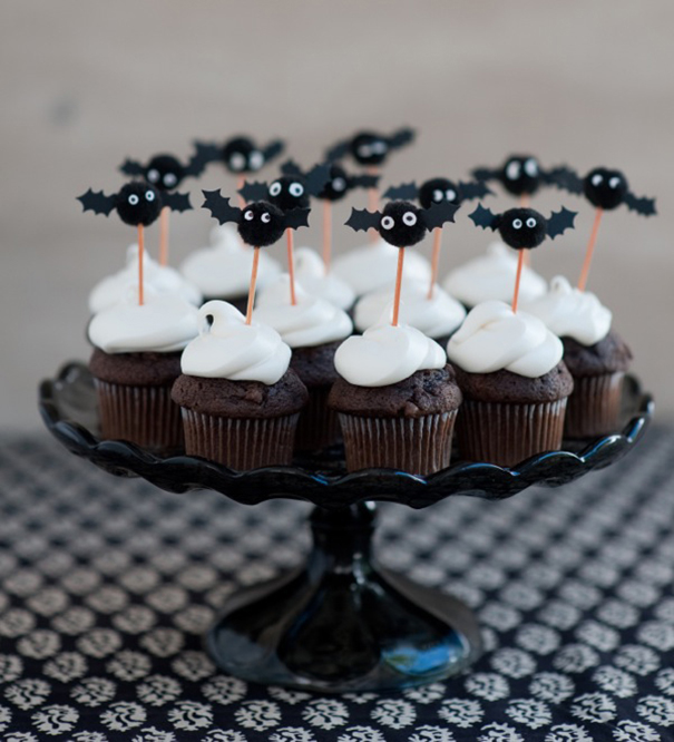 Mini Bat Cupcake Toppers