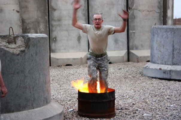 Having Fun While Testing The Fire-Resisting Pants