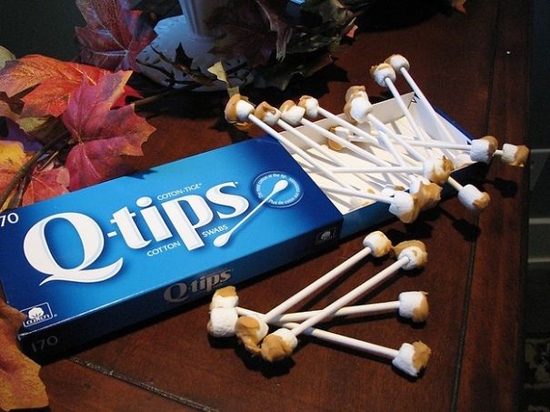 Marshmallow And Peanut Butter Dirty Ear Wax Q-tips