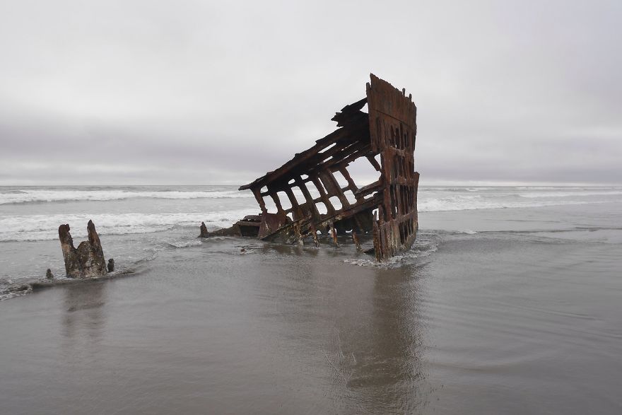 Wreck Of Peter Iredale, Oregon