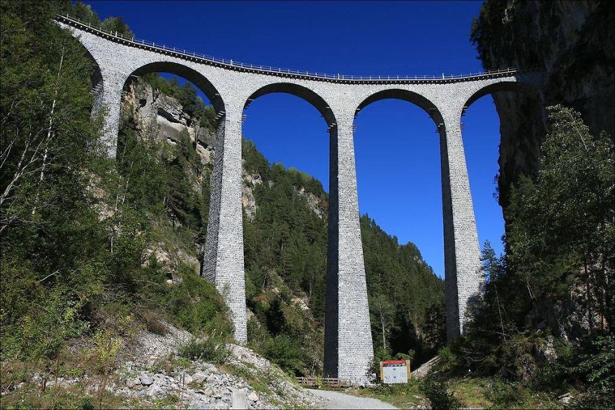 Landwasser Viaduct, Filisur, Switzerland