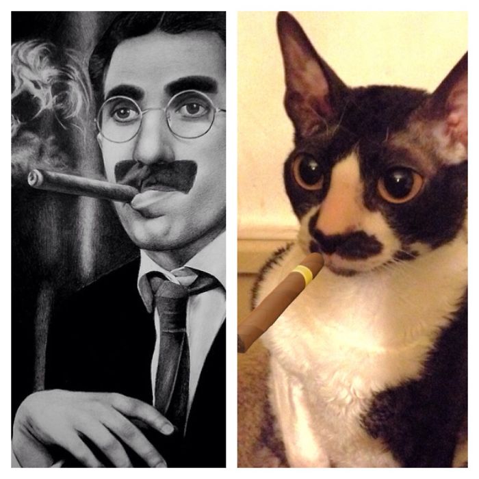 Groucho Marx And My Cat
