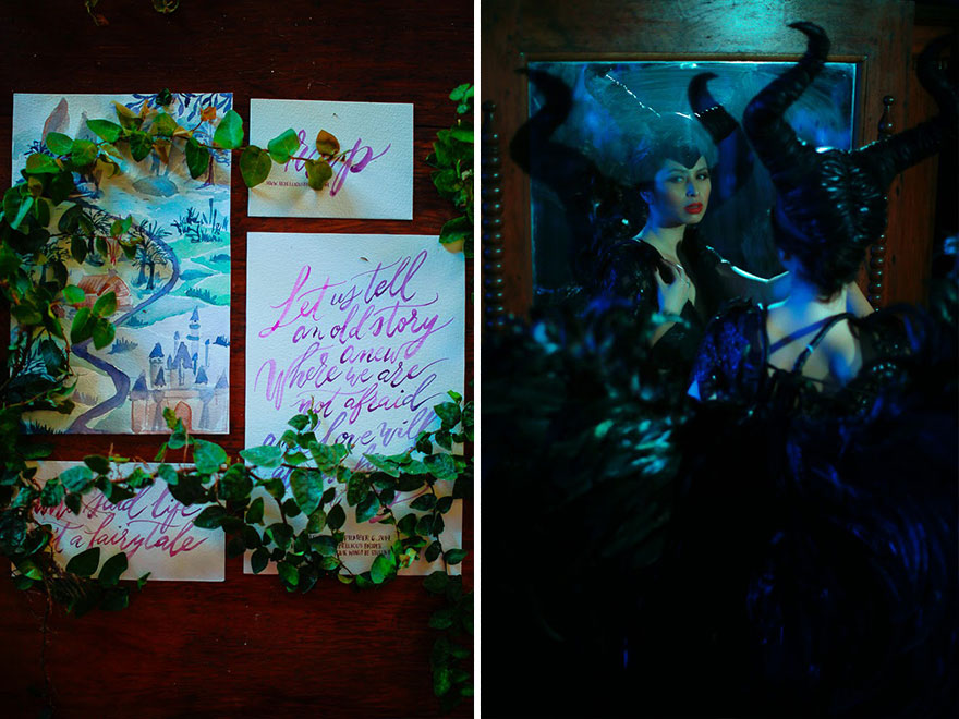 Maleficent-Themed Wedding By Rebellious Brides 