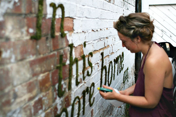 Moss Graffiti: The Coolest DIY Project Ever