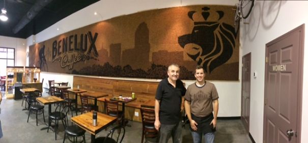 The World Largest Coffee Bean Mural