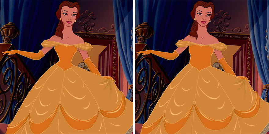 How Disney Princesses Would Look If They Had Realistic Waistlines