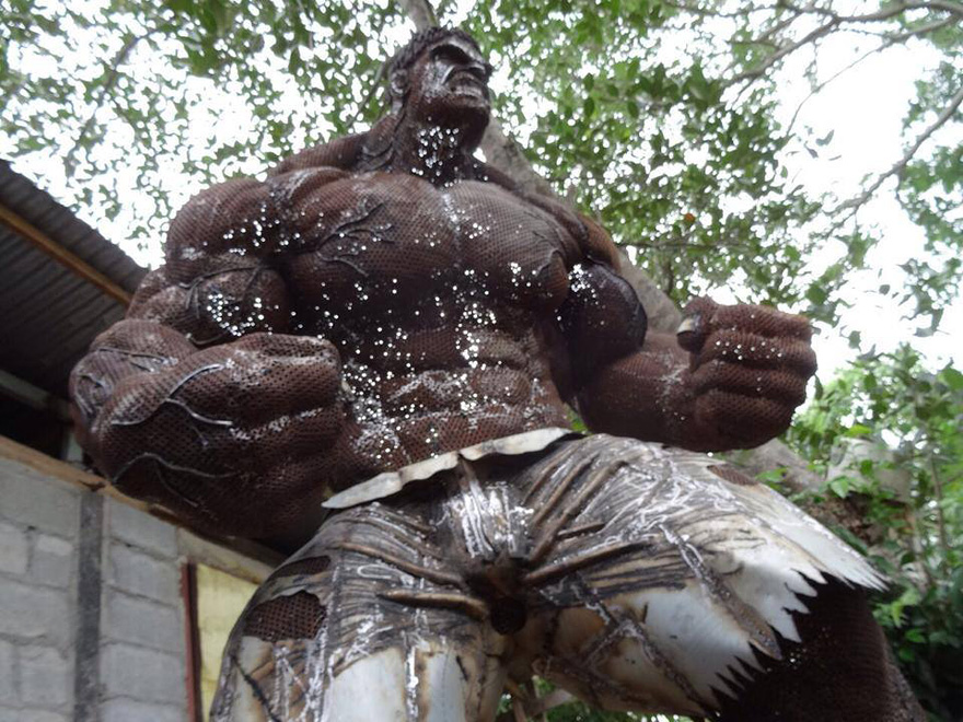 Stunning Scrap Metal Sculptures Of The Hulk And Other Famous Movie Characters