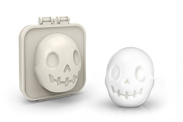 Turn Eggs Into Skulls For Halloween Breakfast With This Fun Mold
