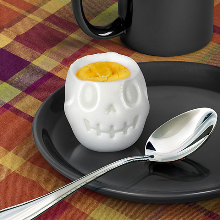 Turn Eggs Into Skulls For Halloween Breakfast With This Fun Mold