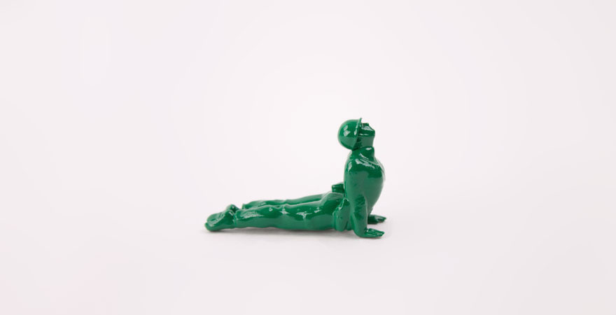 Toy Inventor Turns Iconic Toy Soldiers Into Yoga Practitioners