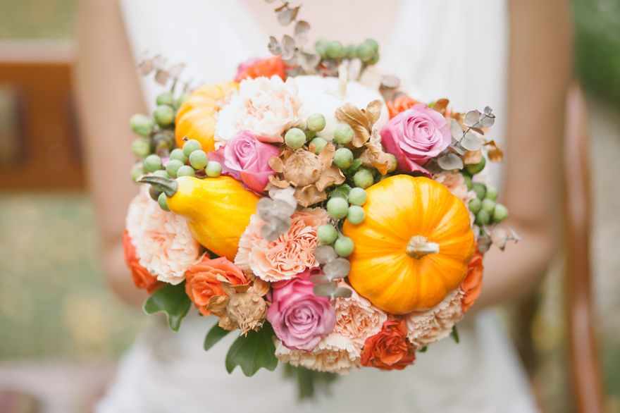 Thanksgiving-Themed Wedding From Rebellious Brides