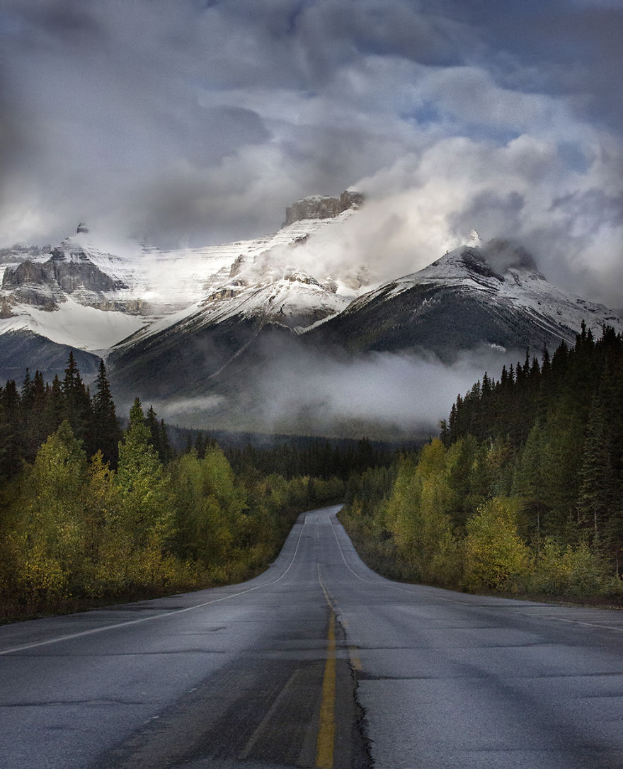 The Road To The Canadian Rockies