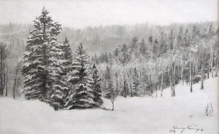 Amazing Winter Themed Sketches You Might Haven't Seen