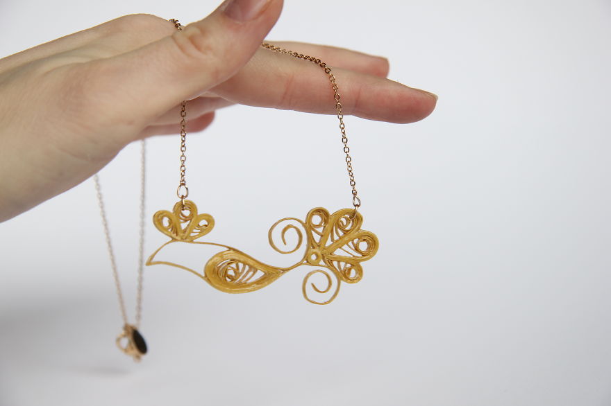 Amsterdam Artist Turns Paper Into Water Resistant Paper Jewelry
