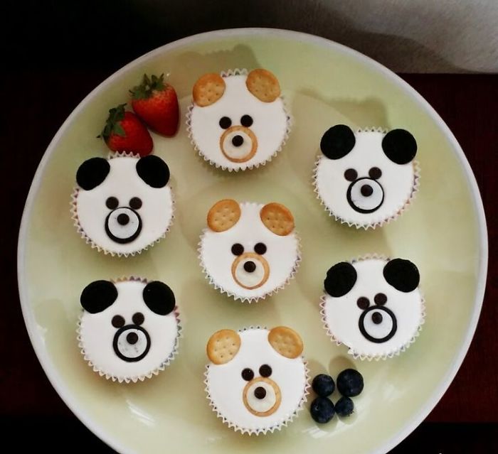 Cute Panda Cupcakes