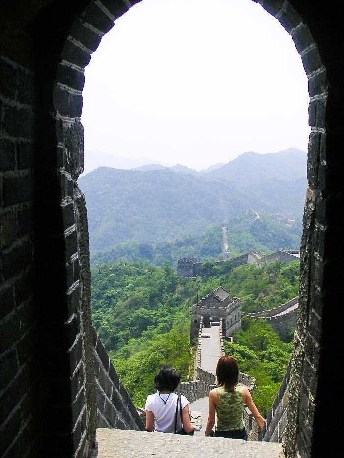 Viewing The Great Wall Of China
