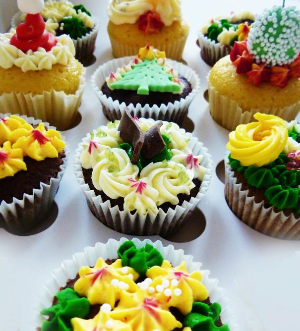 I Made These Colorful Cupcakes Out Of Boredom In Making Same Old Cupcakes All The Time