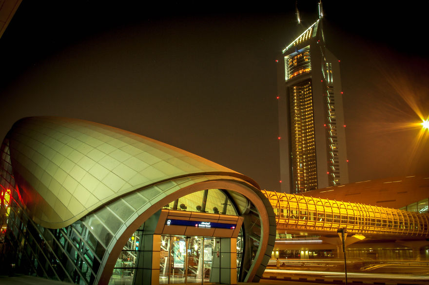 Emirates Towers Metro Station, Dubai, United Arab Emirates