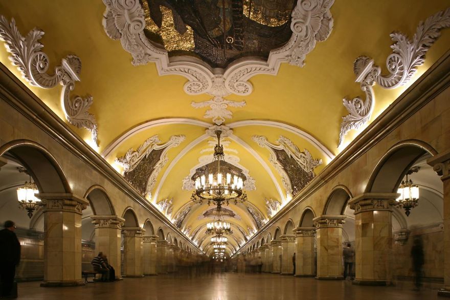 Avtovo Metro Station, St. Petersburg, Russia