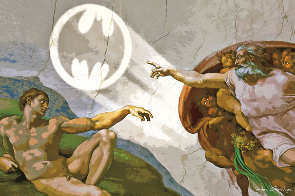 Famous Paintings Reimagined As Scenes From Batman