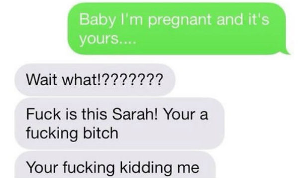 Hilarious Pregnancy Texts