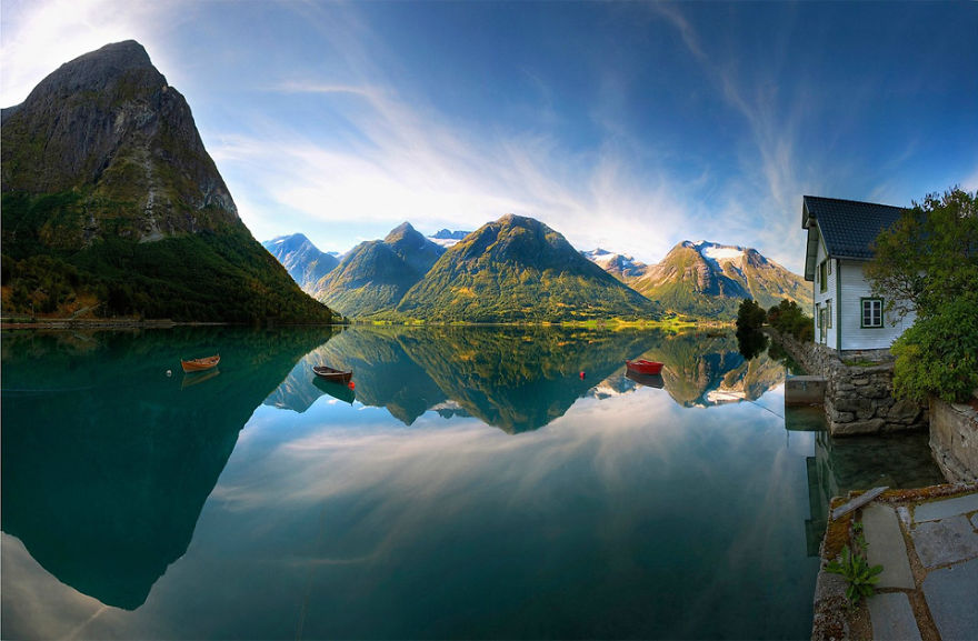 Beautiful Lake In Norway