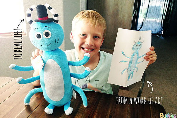 Toy Maker Turns Kids' Drawings Into Real Plushies