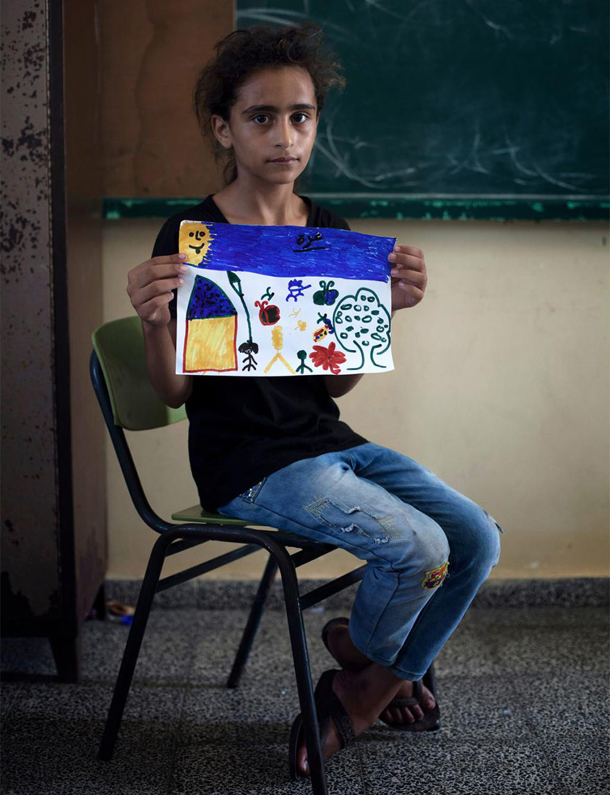 Children In Gaza Were Asked To Draw What The Future Of Gaza Looks