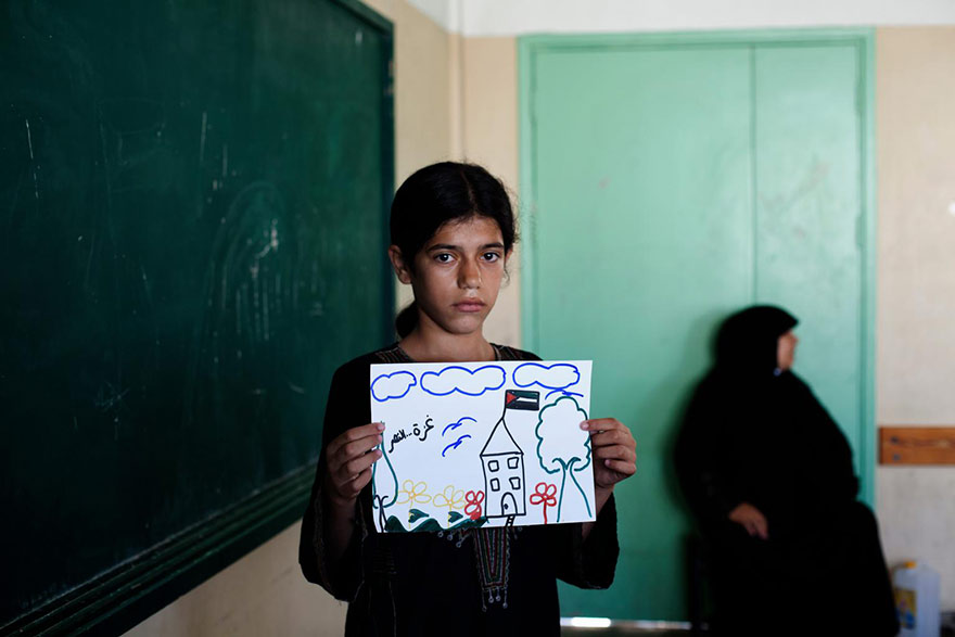Children In Gaza Were Asked To Draw What The Future Of Gaza Looks Like