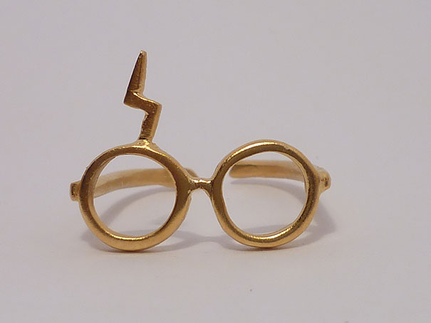 Harry Potter Glasses Ring