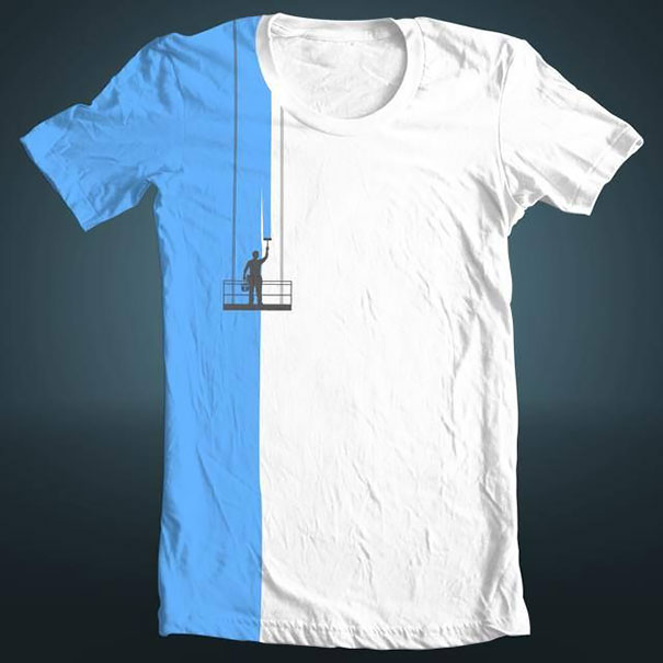 Cool designs - Blue Painter T-shirt