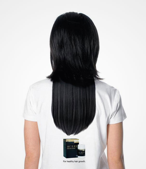 Long Hair Illusion T-shirt