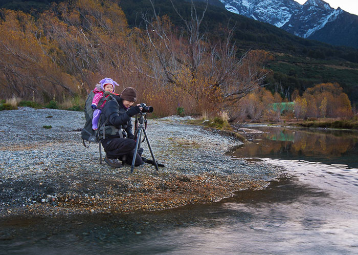 Photographer Parents Take Their Kids On Their Backs For Epic Landscape Photoshoots