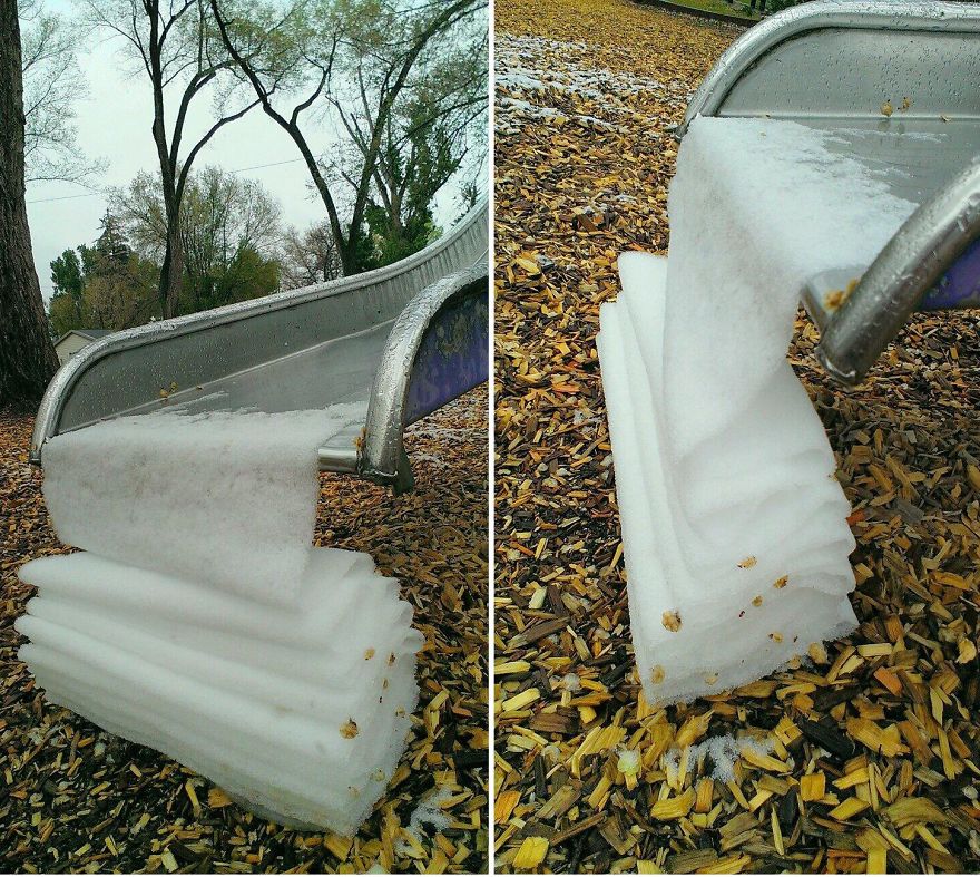 Folded Snow