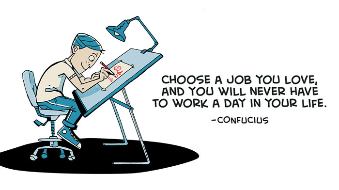 Inspirational Quotes By Famous People Adapted Into Cartoons
