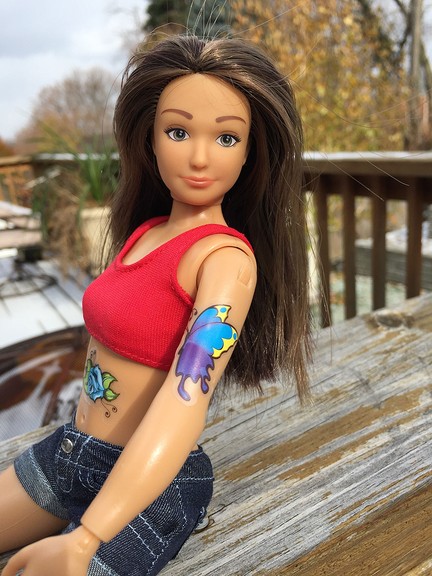 "Normal Barbie" Has Realistic 19-Year-Old Body Shape With Acne, Bruises And Stretch Marks
