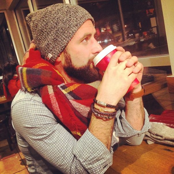 The Cozy Coffee Shot #Blanket Scarf