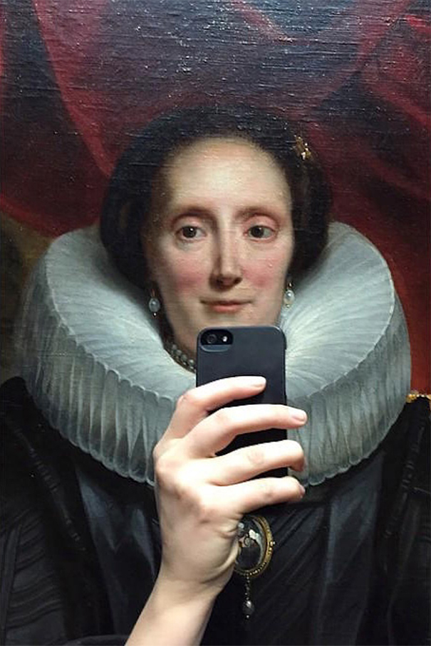 This Woman Made Old Museum Paintings Take Selfies