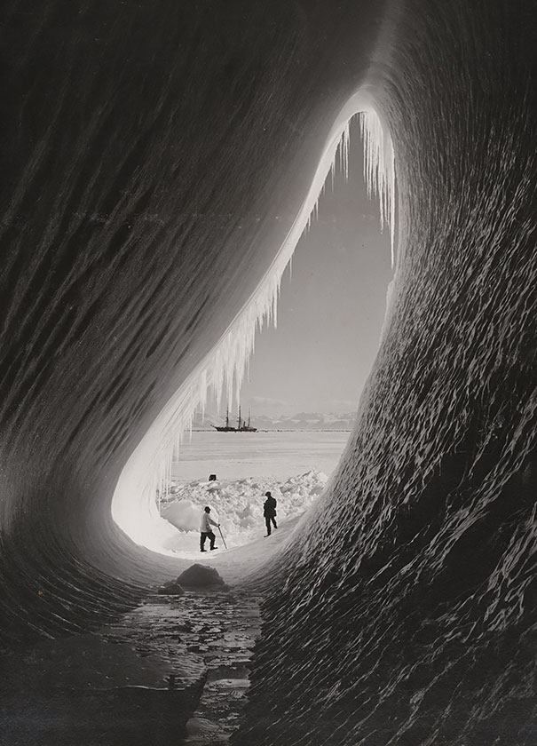 Grotto In An Iceberg, Photographed During The British Antarctic Expedition, 5 Jan 1911.