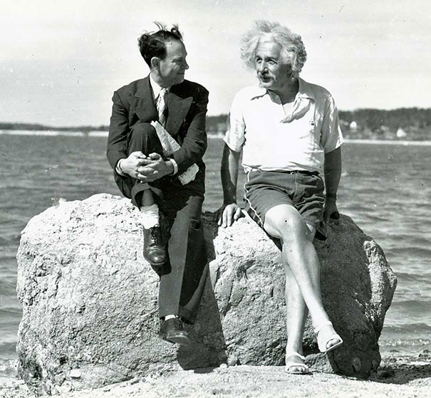 Albert Einstein, Summer 1939 Nassau Point, Long Island, Ny